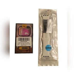 Bundle Apple Watch Series Silicone iWatch Band Strap & Watch Case- White/ Clear